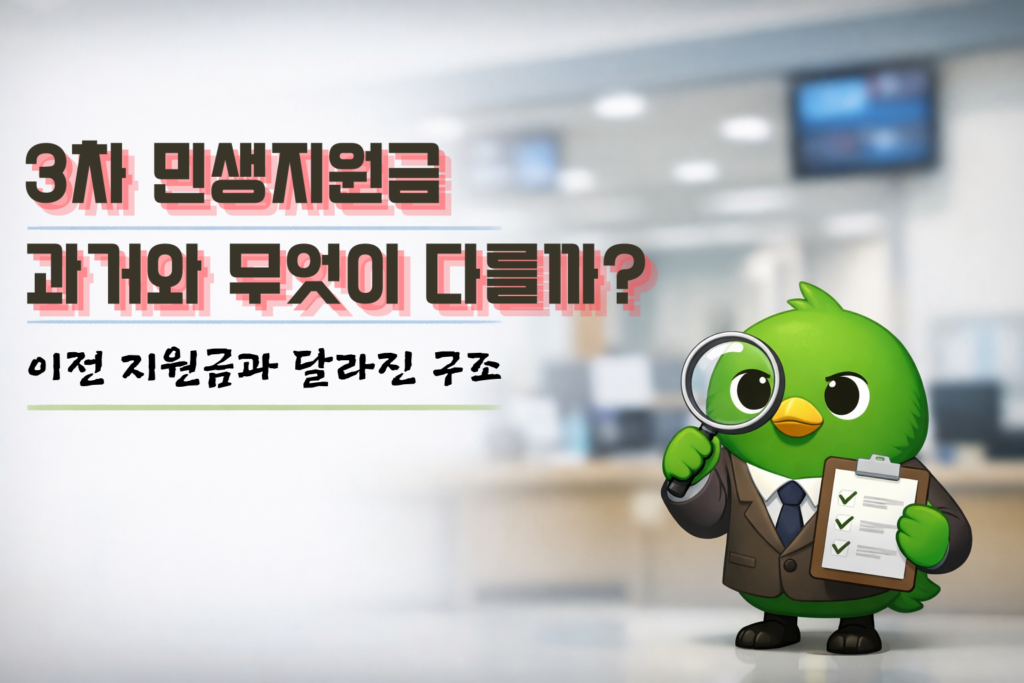 3차 민생지원금 과거와 무엇이 다를까?